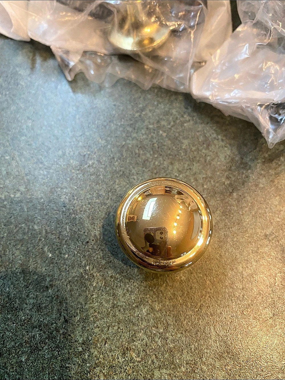 Gold-Tone Decorative Knob